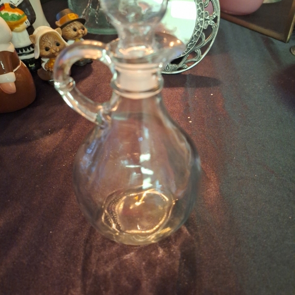 Small Glass Cruet with Stopper - Picture 5 of 6